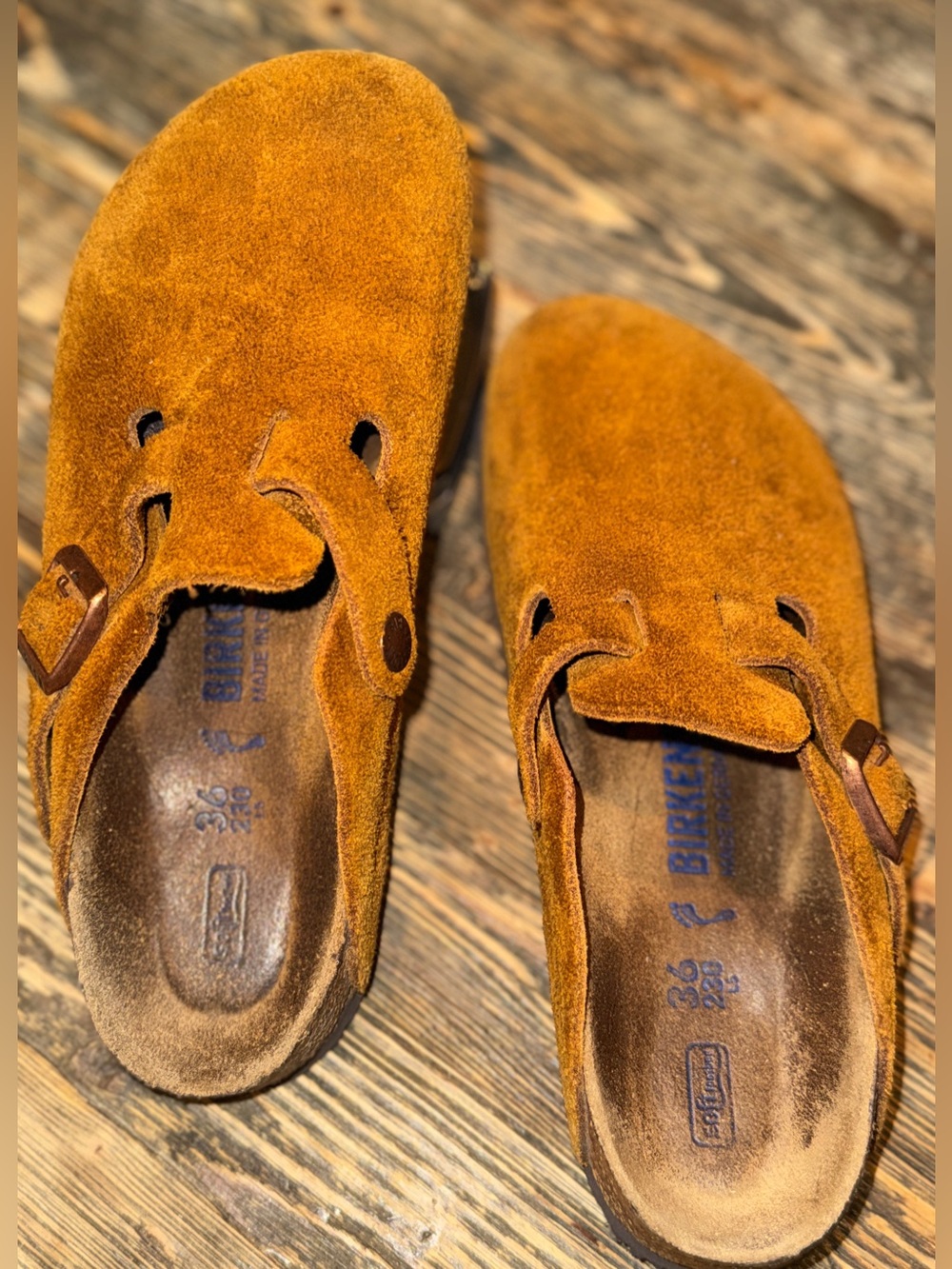 Women’s Birkenstock Boston Soft Footbed
Clogs Size 5 Color Mink - Picture 4 of 10